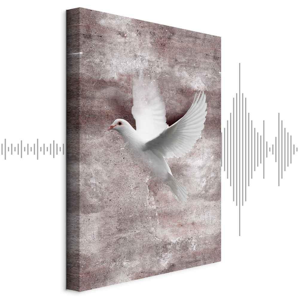 Leinwandbild - Love in Flight (1 Part) Vertical