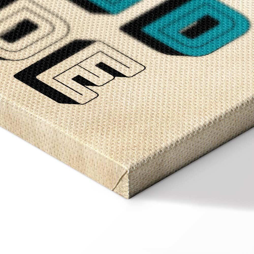 Leinwandbild - Take Walk on the Wild Side (1 Part) Square