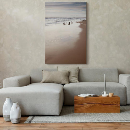 Leinwandbild - Autumn Beach (1 Part) Vertical