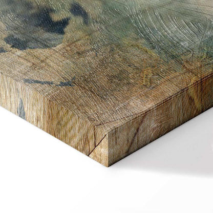 Leinwandbild - Retro Map (5 Parts) Narrow