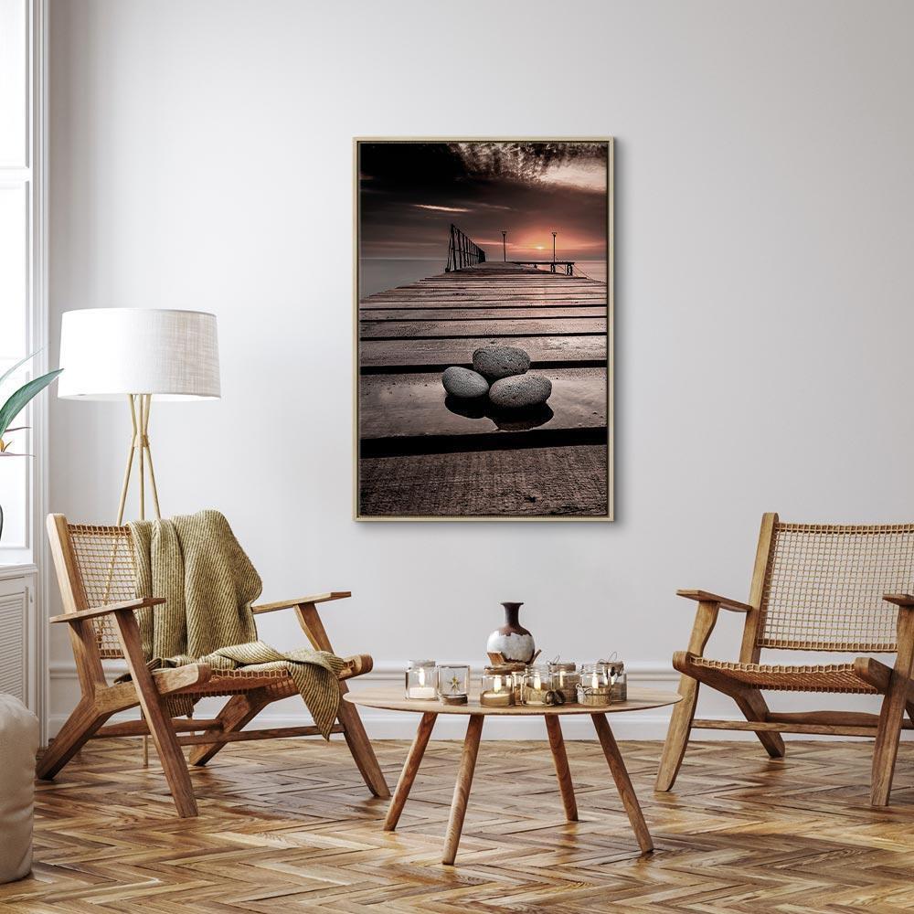 Leinwandbild - September Sunset (1 Part) Vertical