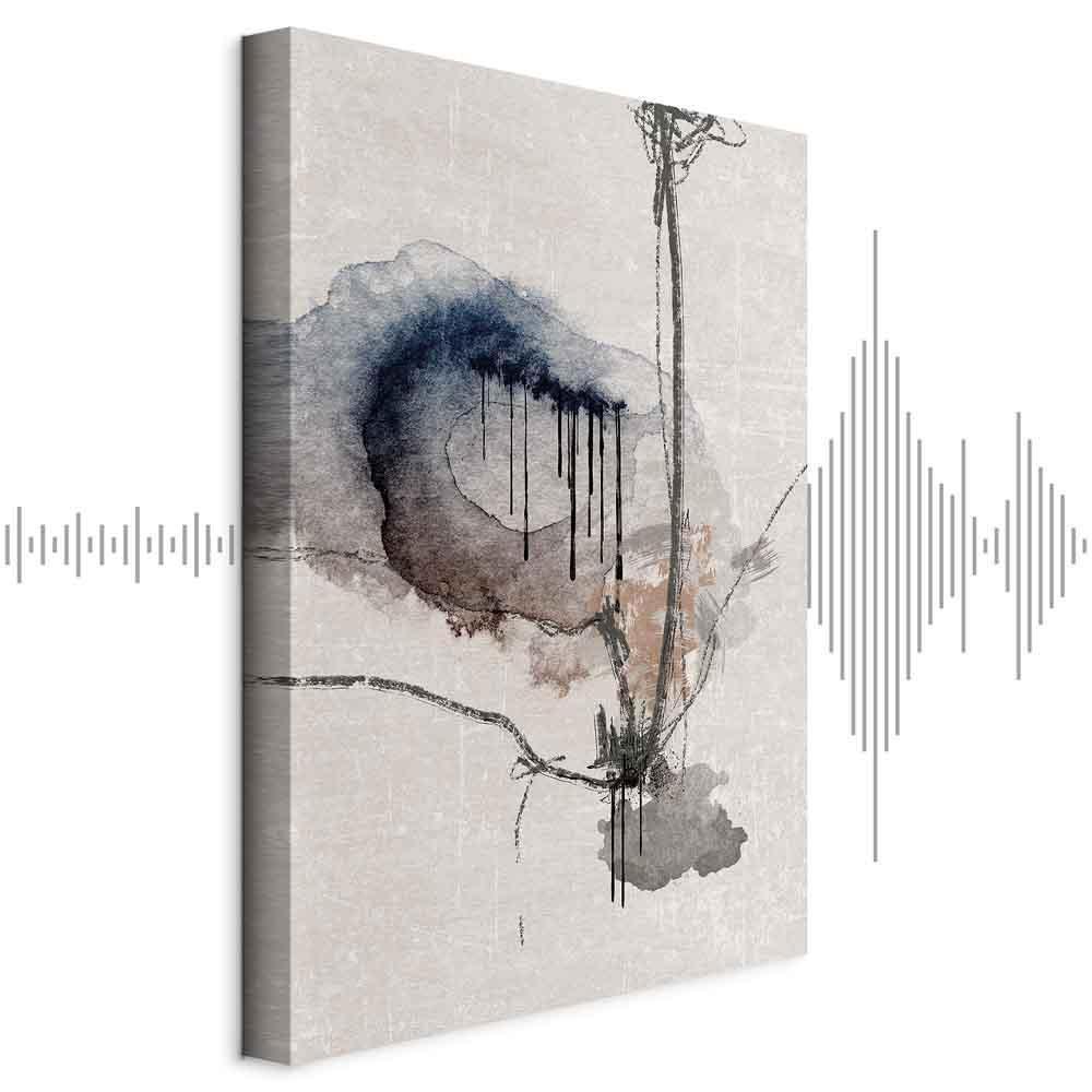 Leinwandbild - Watercolor Stained Glass (1 Part) Vertical