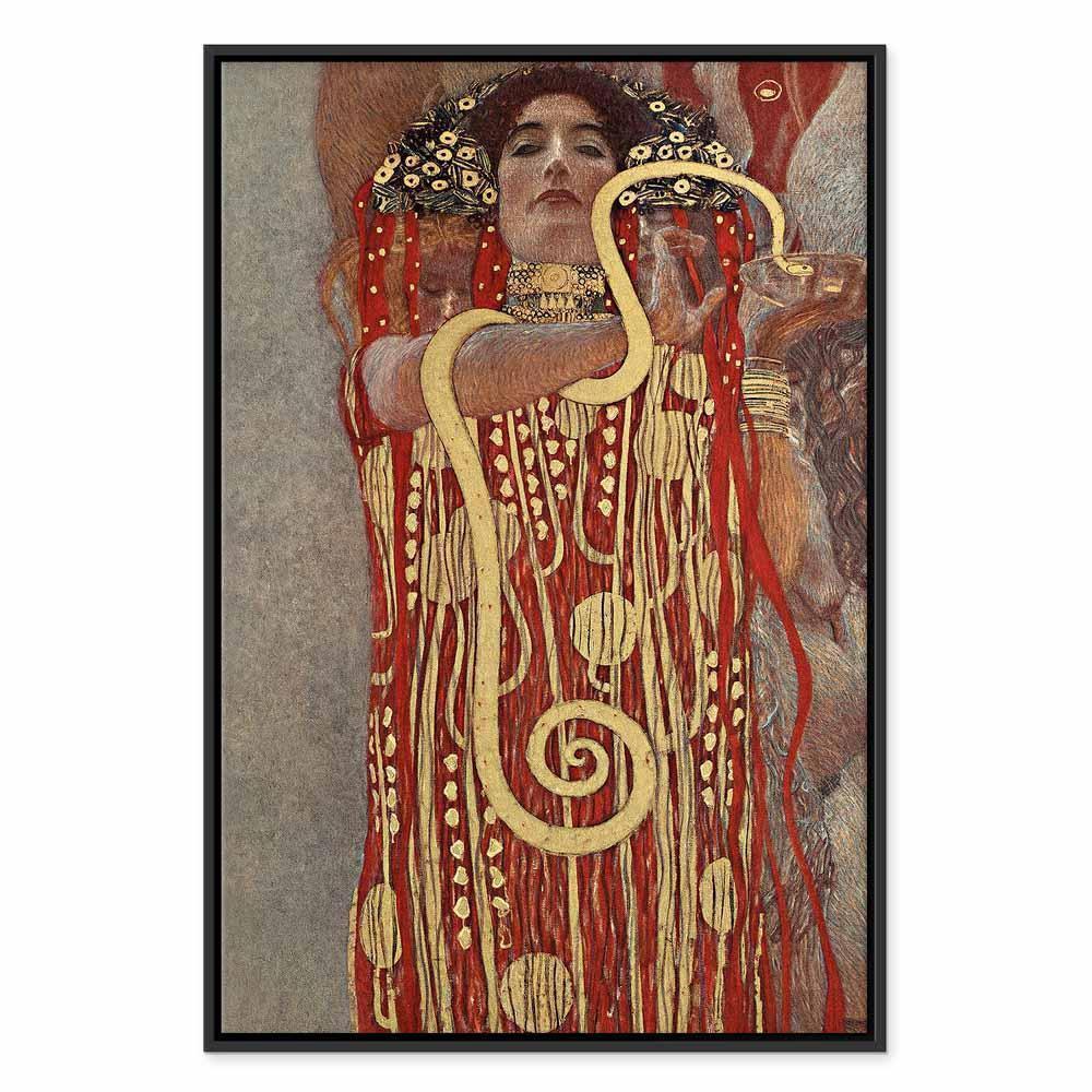 Leinwandbild - Gustav Klimt – Medicine (Hygiea)