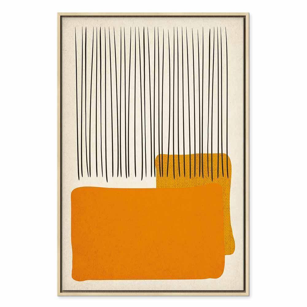 Leinwandbild - Rain on the Beach (1 Part) Vertical