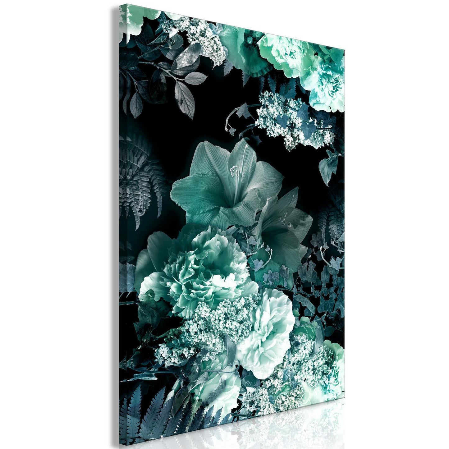Leinwandbild - Emerald Garden (1 Part) Vertical