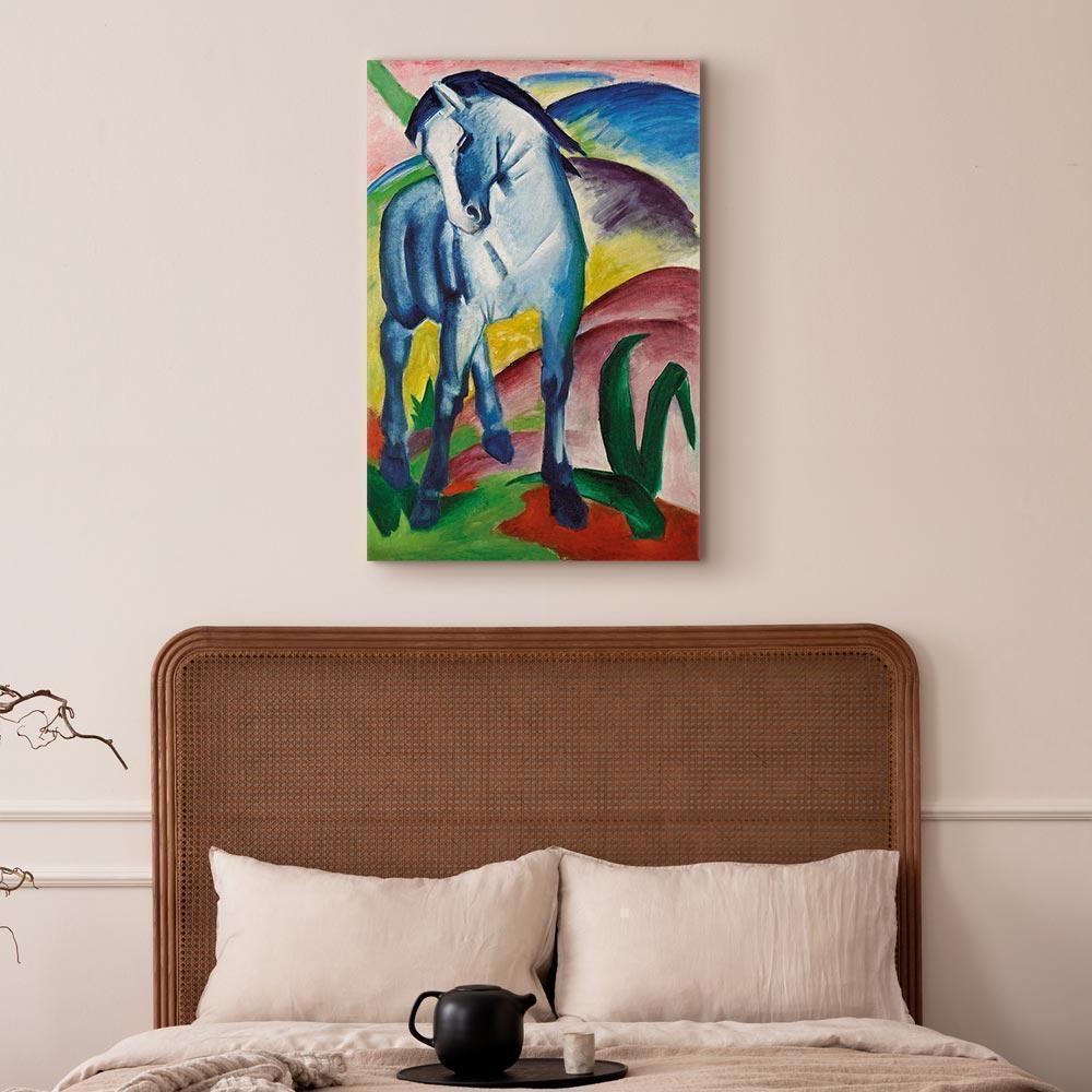 Leinwandbild - Franz Marc – Blue Horse