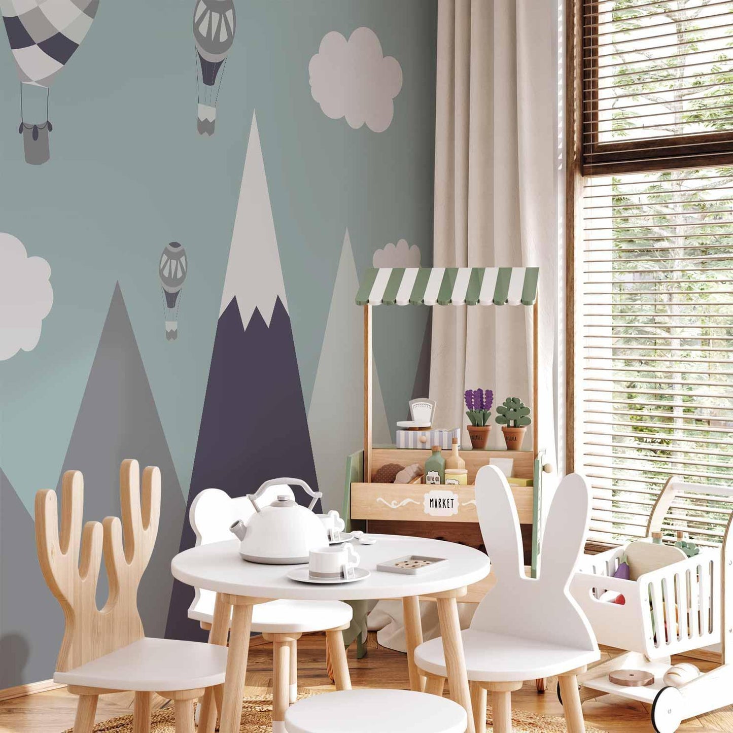 Fototapete - Balloon Land