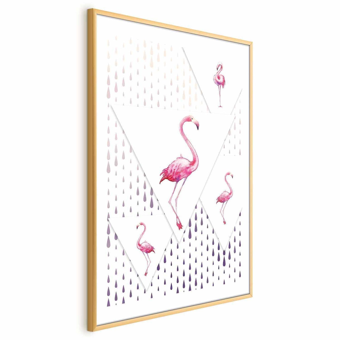 Poster - Flamingo Family
