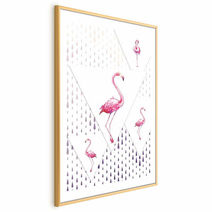 Poster - Flamingo Family