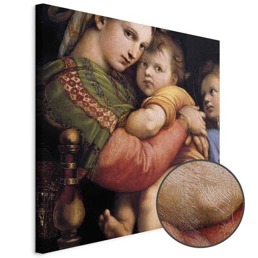Leinwandbild - Rafael Santi – Madonna on a Chair