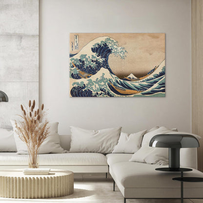Leinwandbild - The Great Wave off Kanagawa (Reproduction) Artgeist