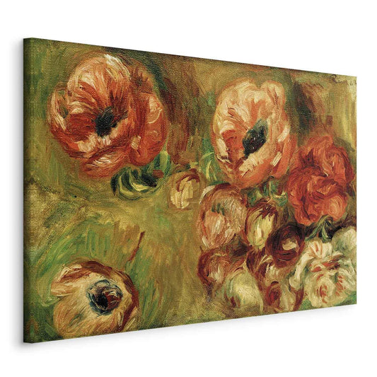 Leinwandbild - Les Anémones (Pierre-Auguste Renoir) Artgeist