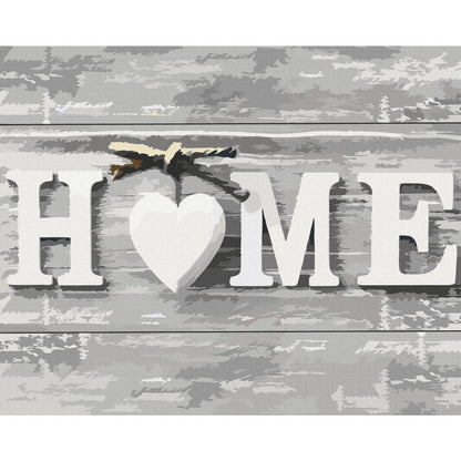 Malen nach Zahlen - Home (Letters)