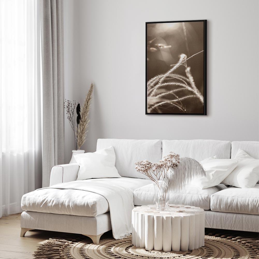 Leinwandbild - Fluffy Grass (1 Part) Vertical