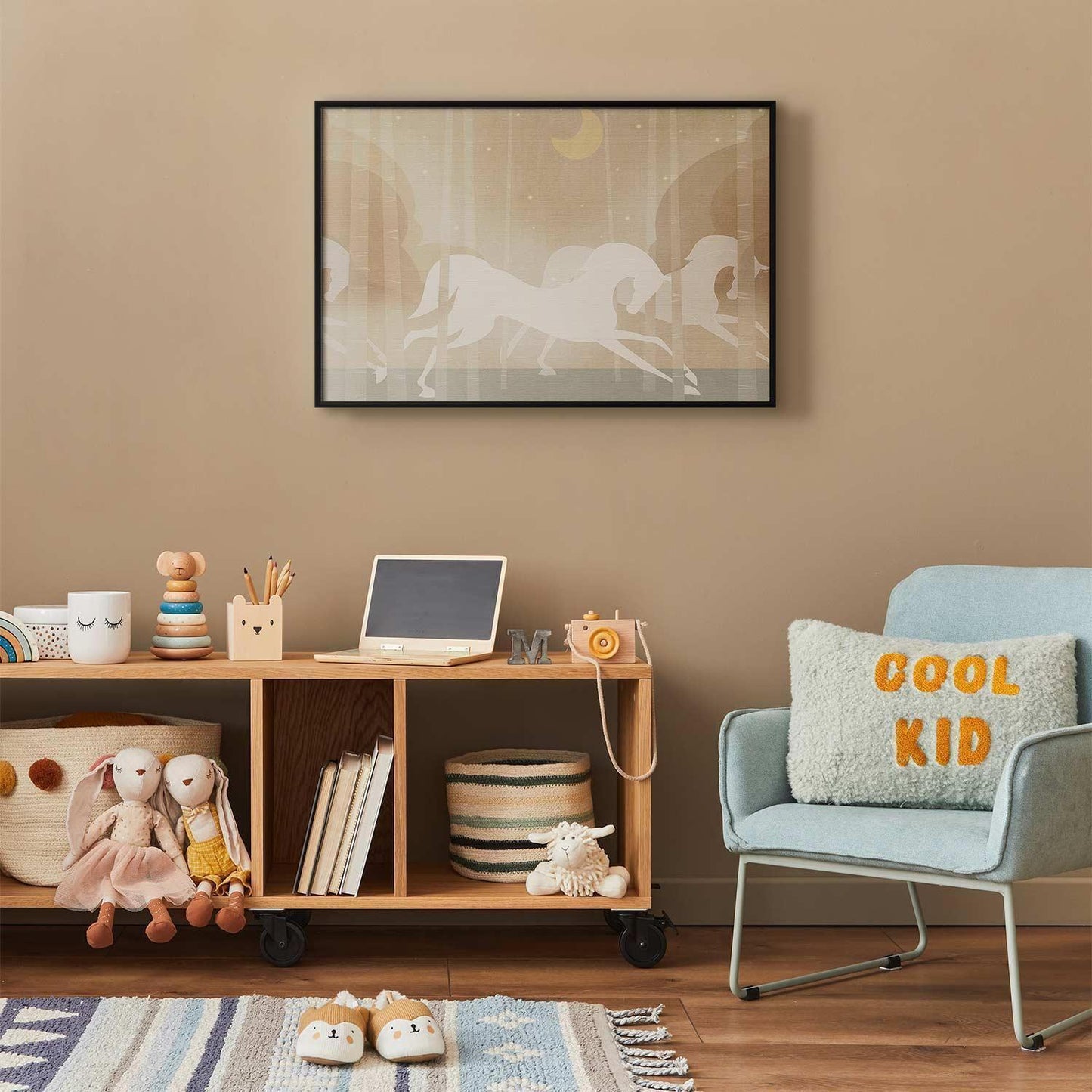 Poster - Galloping Horses