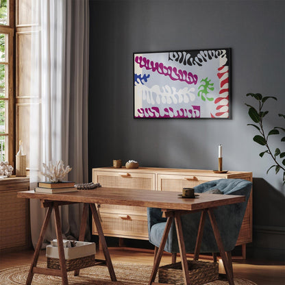 Leinwandbild - Henri Matisse – Lagoon I (from Jazz)