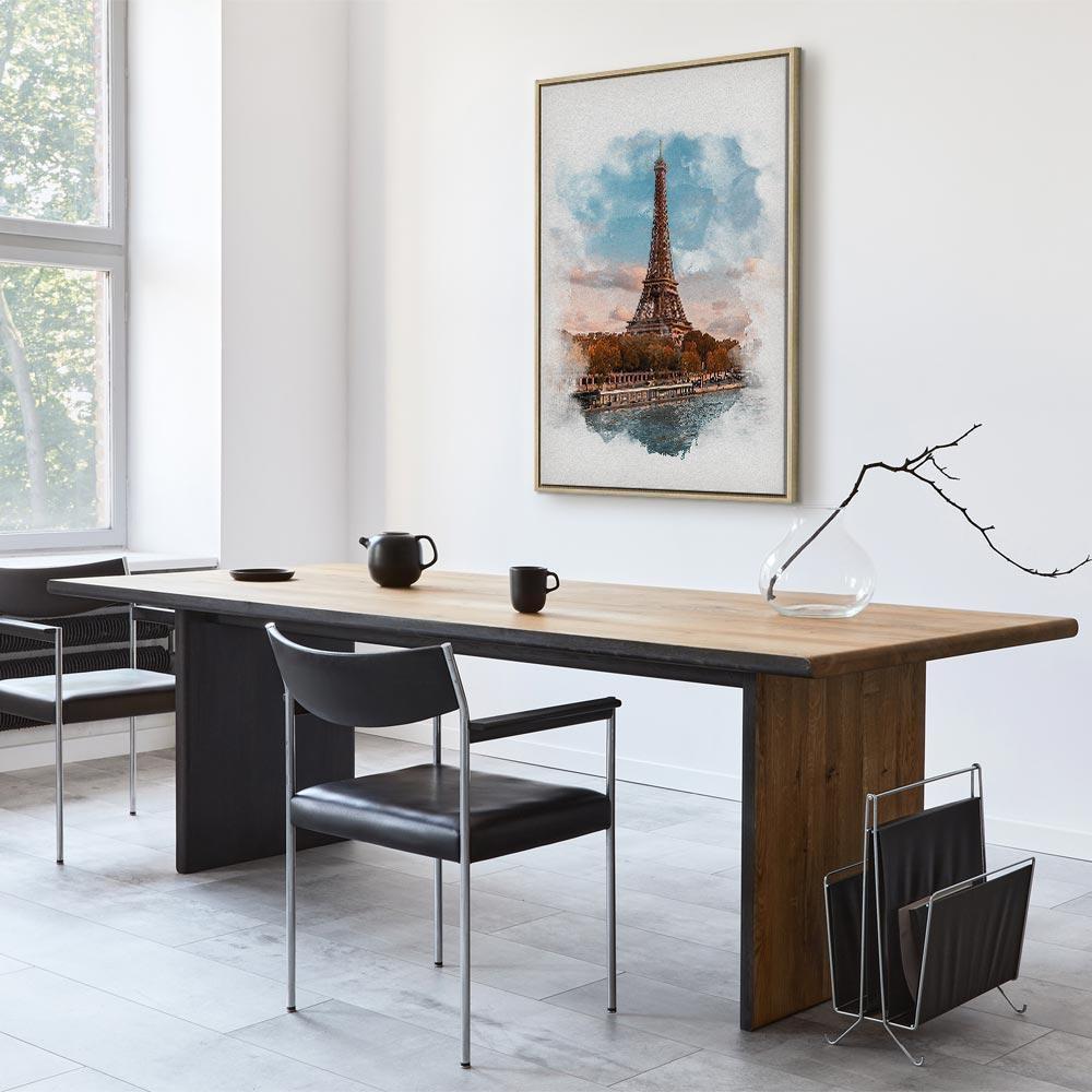 Leinwandbild - Paris View (1 Part) Vertical