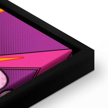 Leinwandbild - Energy of Colors (1-part) - English Text on Colorful Background