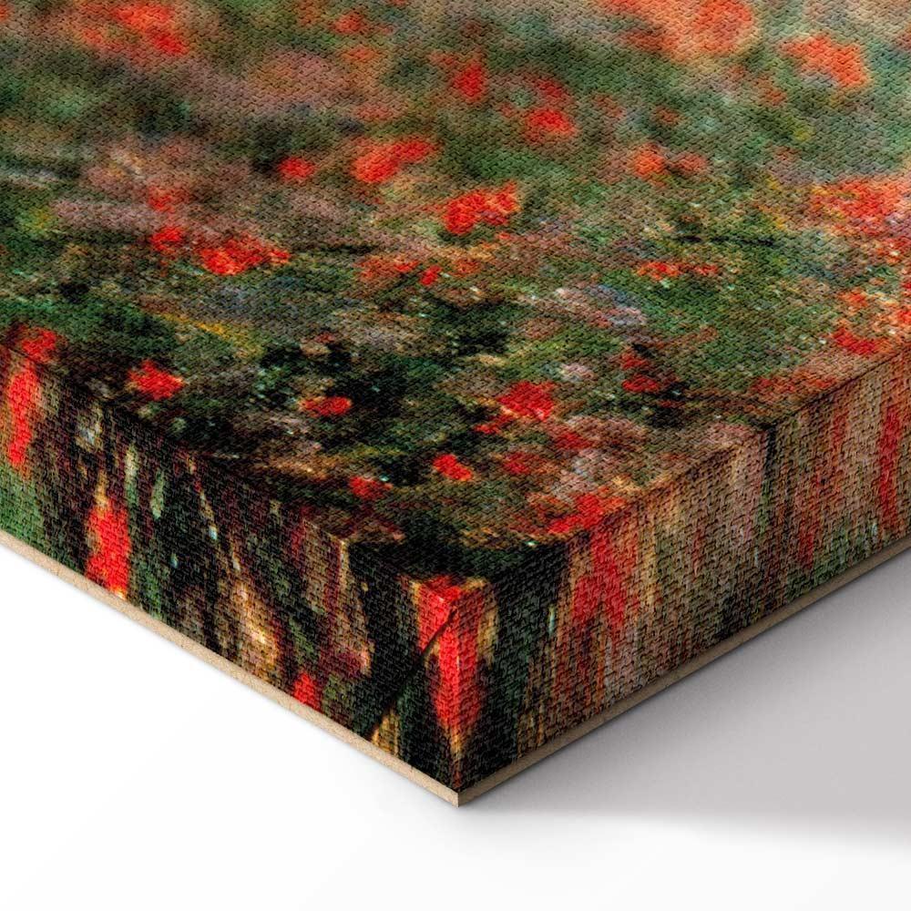 Leinwandbild - Claude Monet – Field with wild Poppies