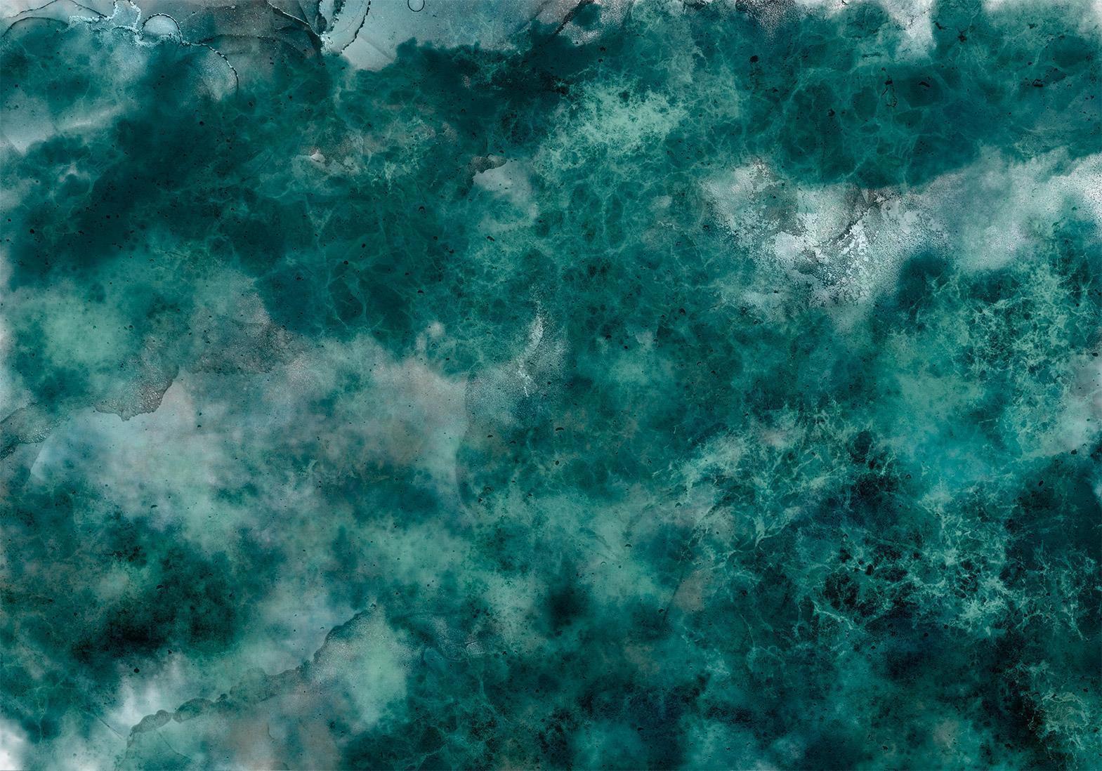 Fototapete - Malachite respite - modernist abstract background with texture Artgeist