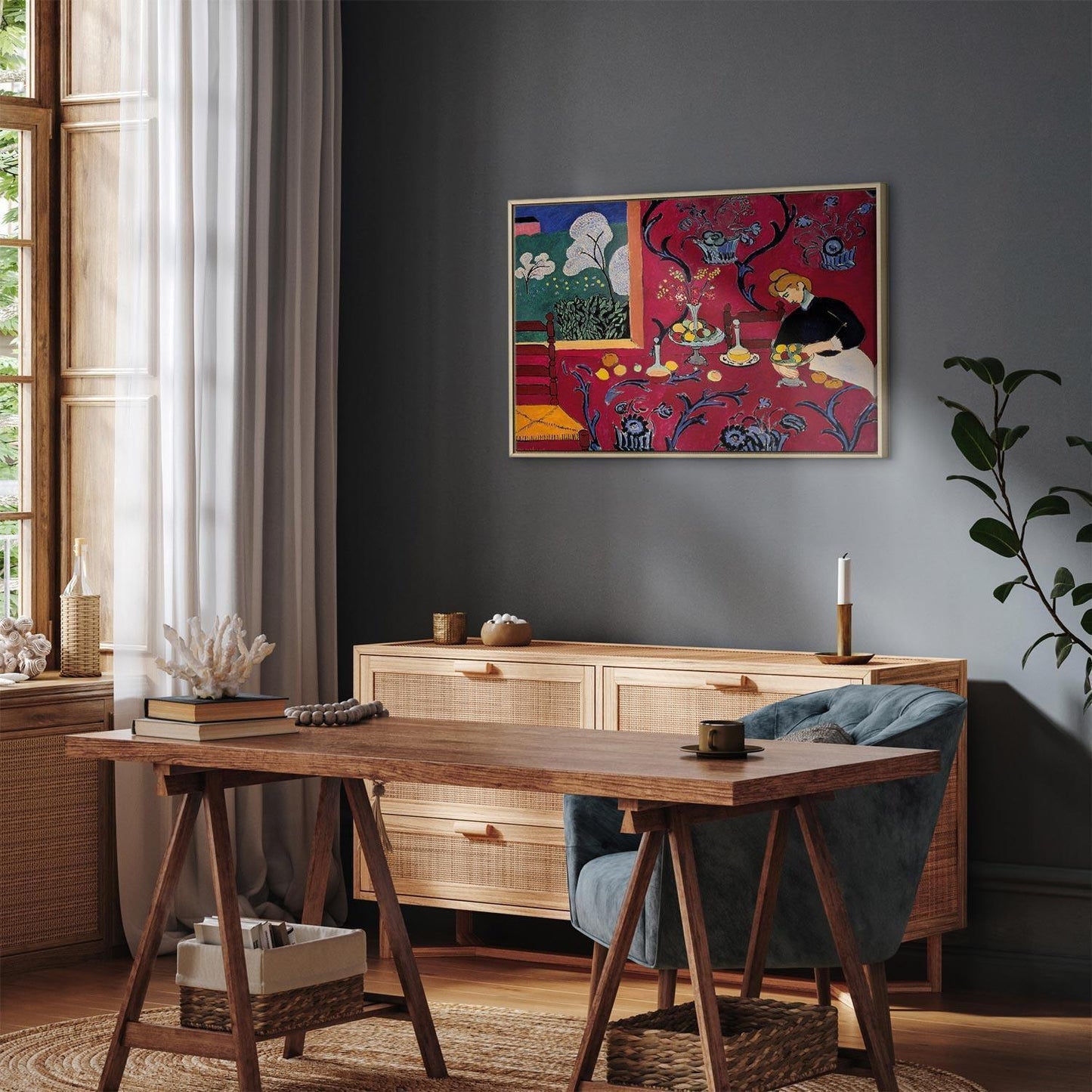 Leinwandbild - Henri Matisse – Harmony in Red (The Red Room)