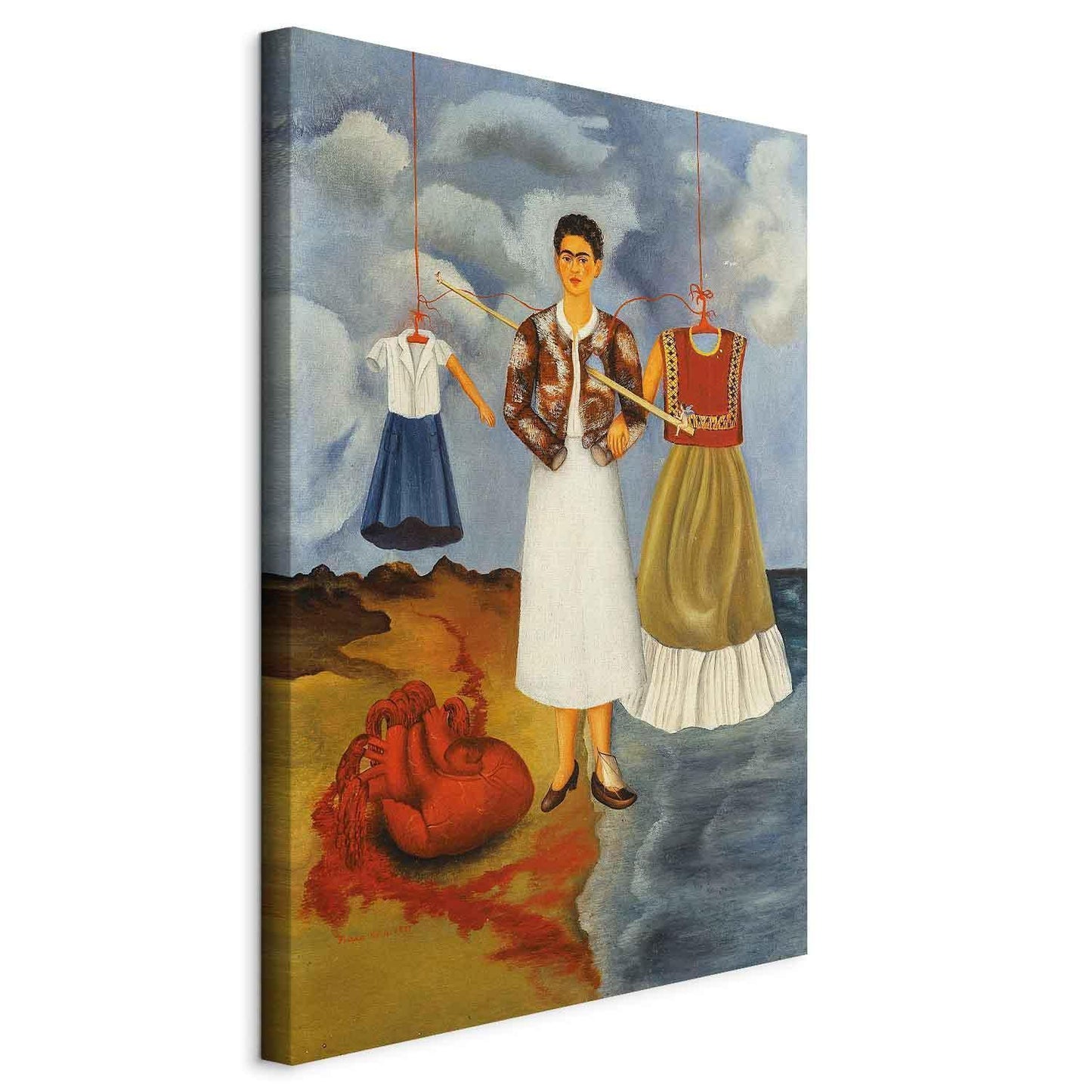 Leinwandbild - Frida Kahlo – Memory (The Heart)