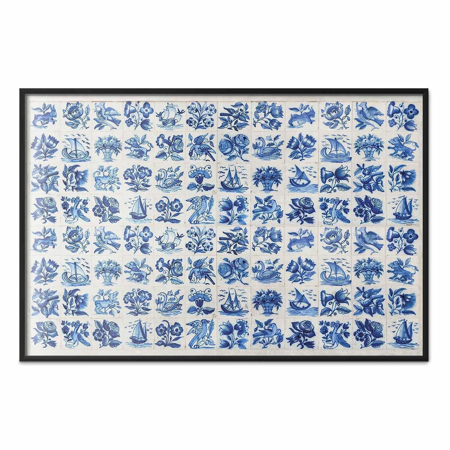 Poster - Azulejos Tiles - traditional Portuguese ceramic tiles