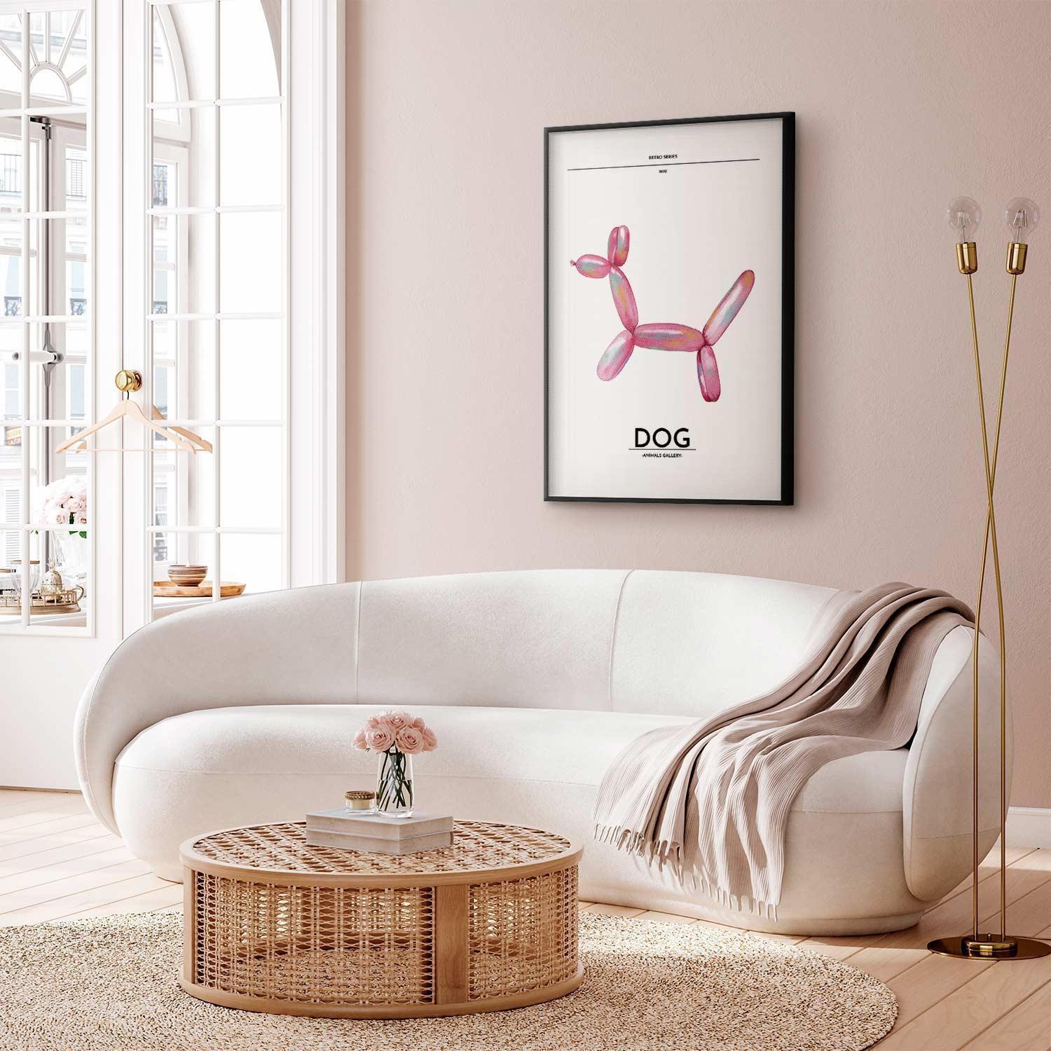 Poster - Holo-Dog - Colorful Retro Dog Artgeist