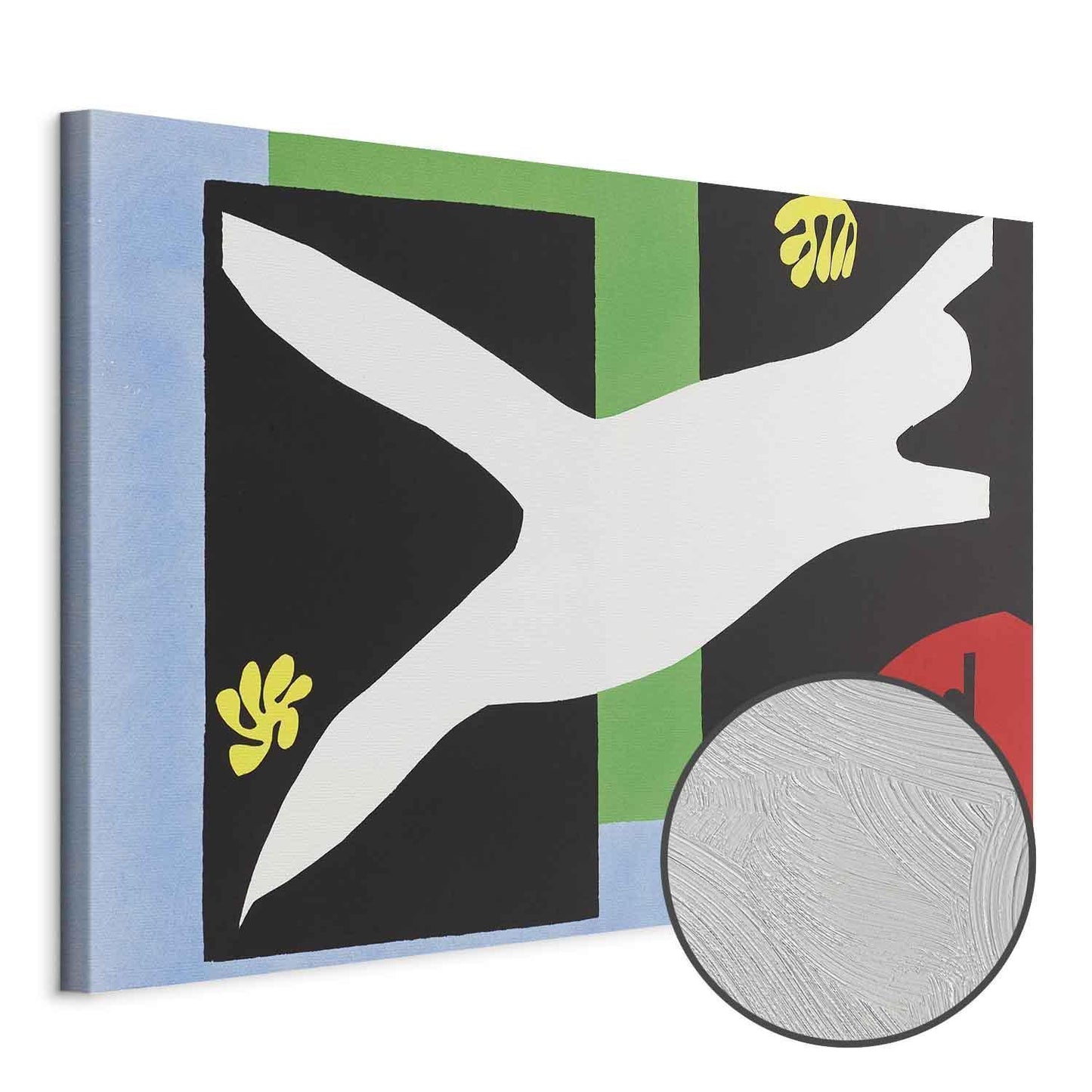 Leinwandbild - Henri Matisse – The Swimmer in the Aquarium (from Jazz)