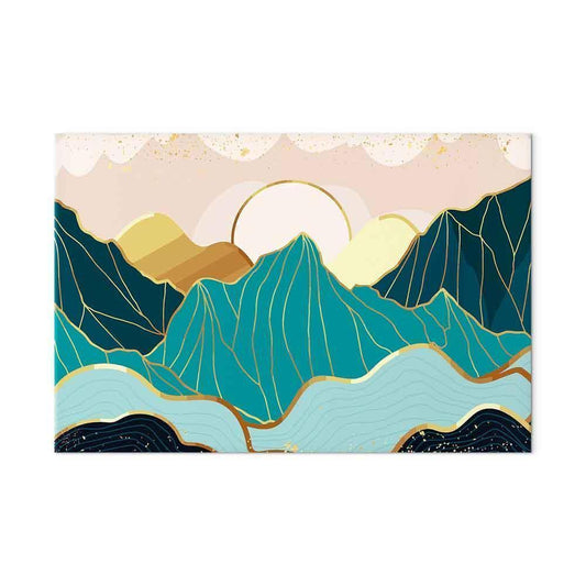 Leinwandbild - Green Pastures (1 Part) Wide