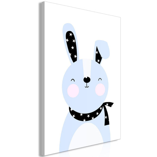 Leinwandbild - Brave Rabbit (1 Part) Vertical Artgeist