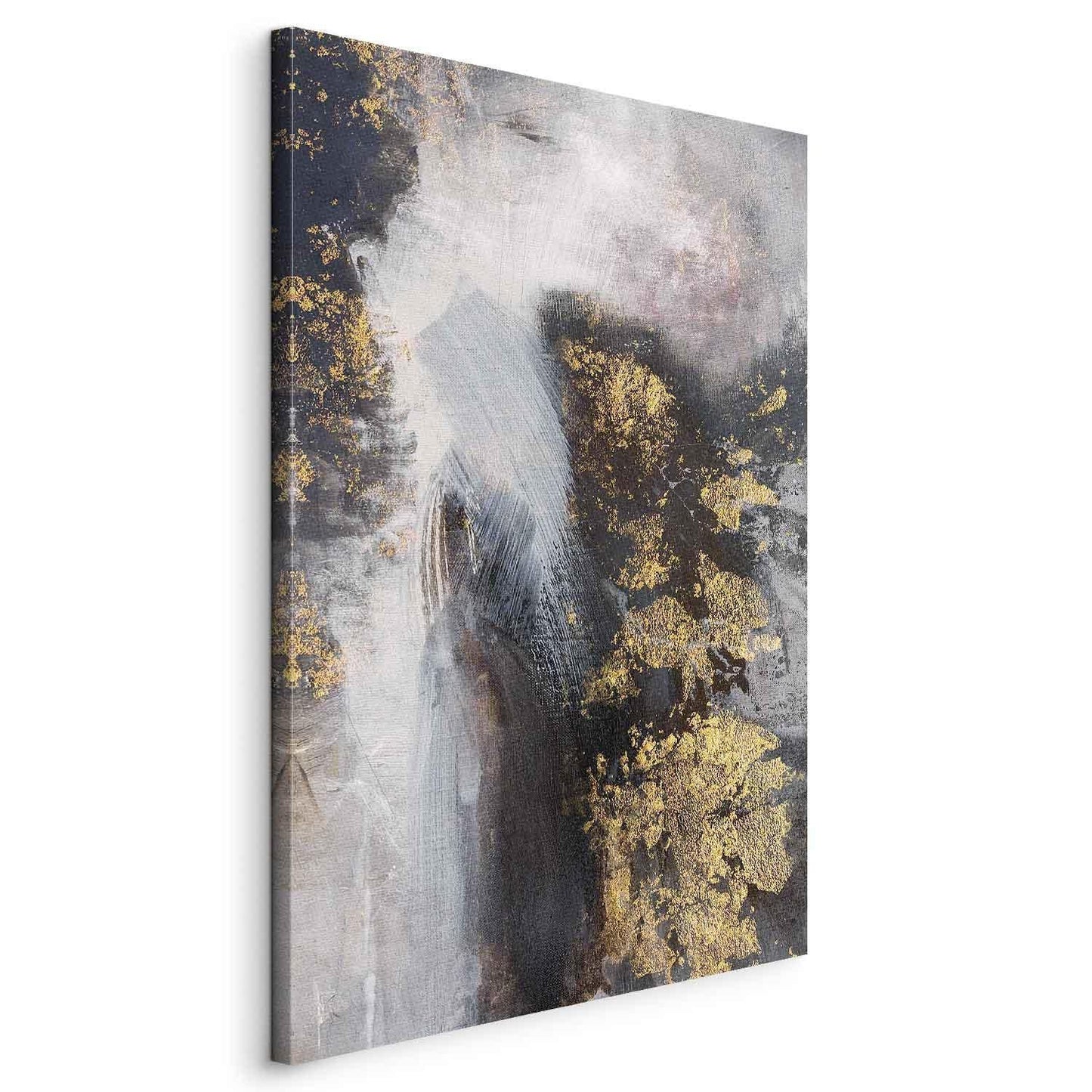 Leinwandbild „Golden Fleece“ – Eleganz in Gold und Struktur