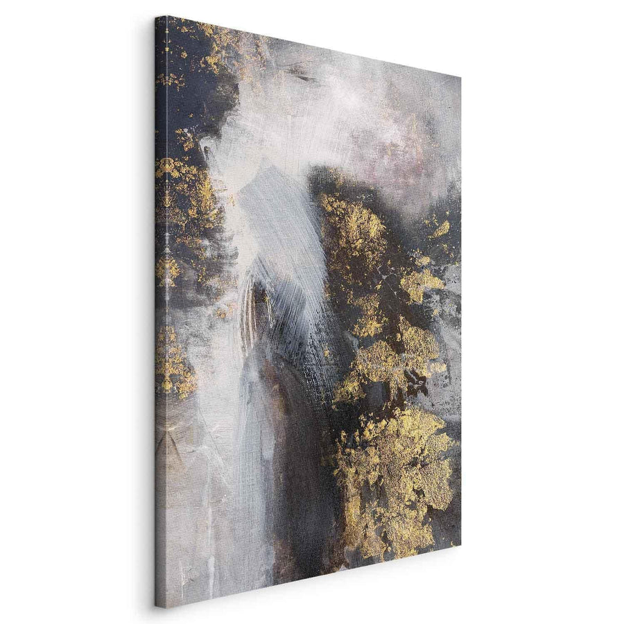 Leinwandbild „Golden Fleece“ – Eleganz in Gold und Struktur