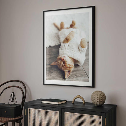 Poster - Lazy Cat Artgeist