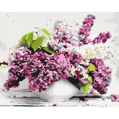 Malen nach Zahlen - Vase and Flowers