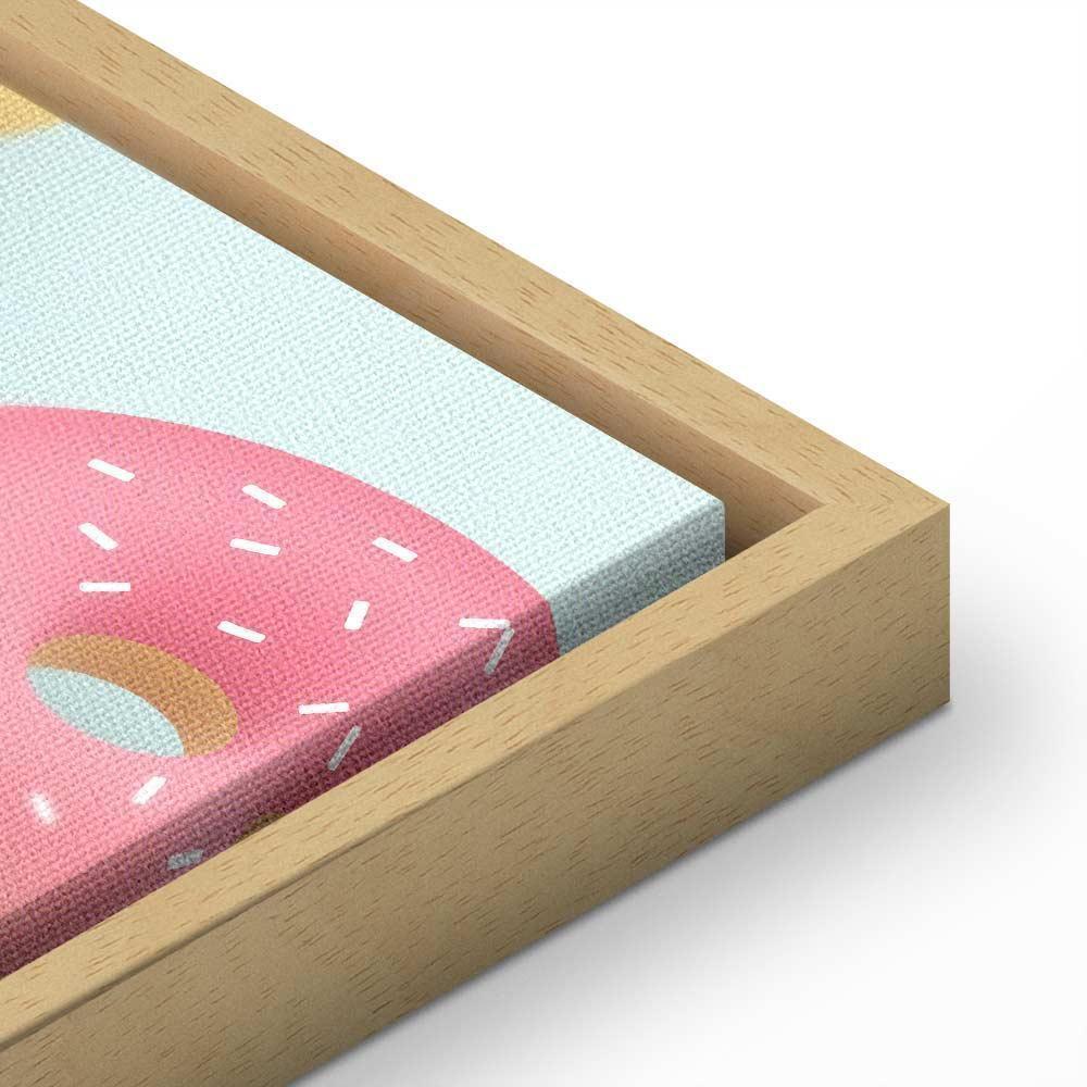 Leinwandbild - Pastel Donuts (1 Part) Vertical