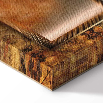 Leinwandbild - Steel Map