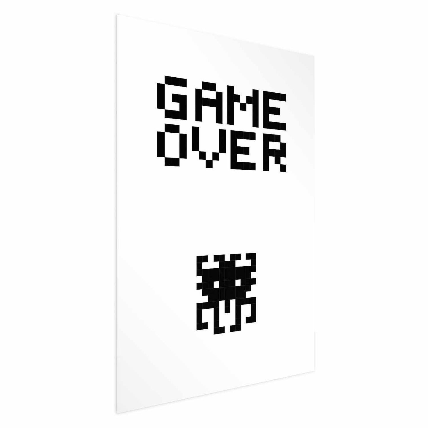 Poster Game Over – Retro-Gaming-Stil für echte Zocker