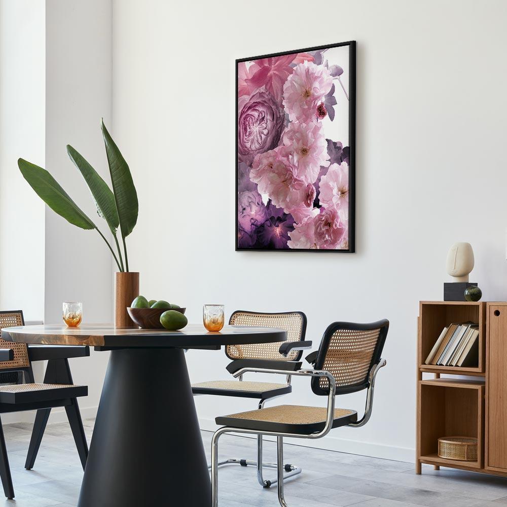 Leinwandbild - Garden of Floral Scents (1-part) - Nature in Shades of Pink