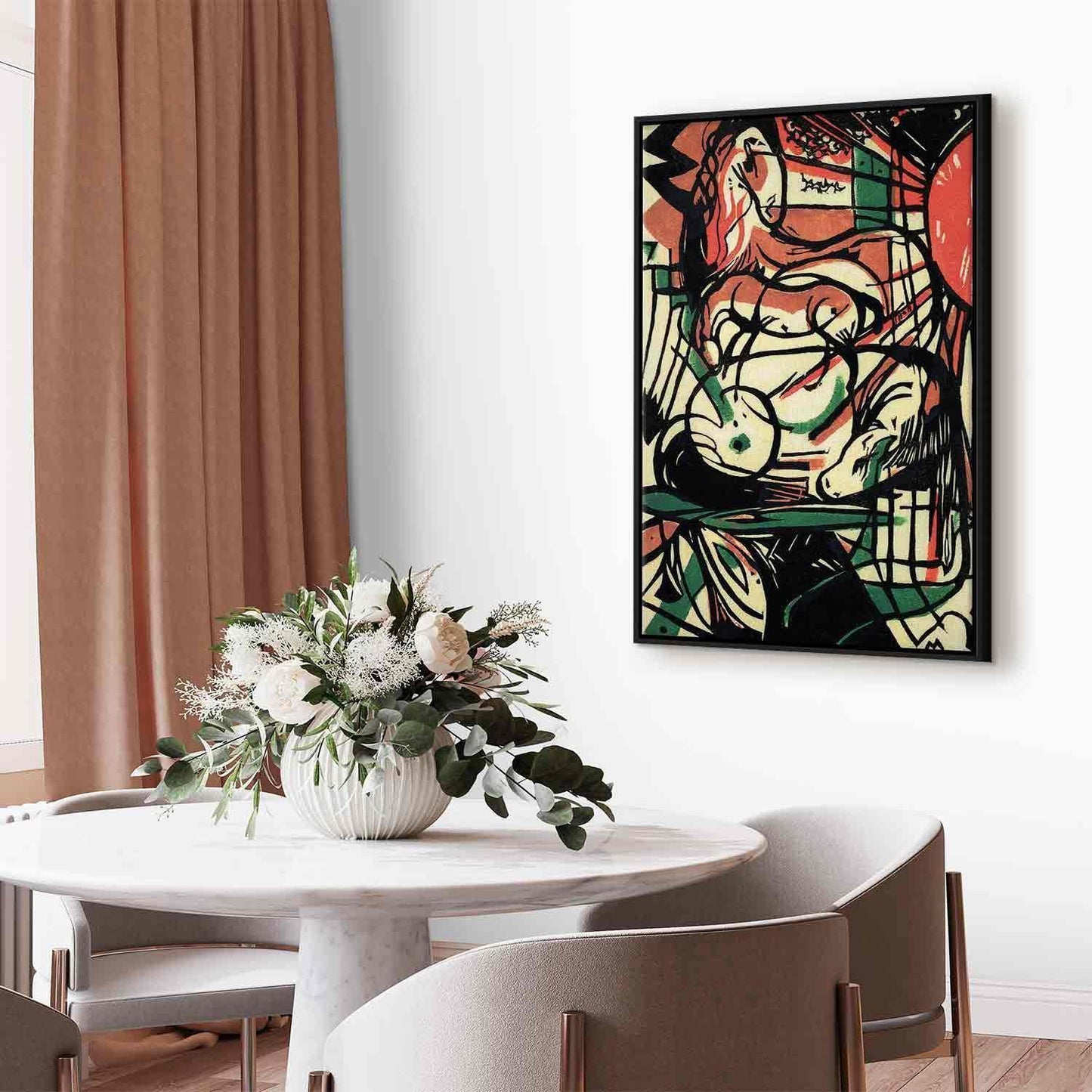 Leinwandbild - Franz Marc – The Birth of the Horse