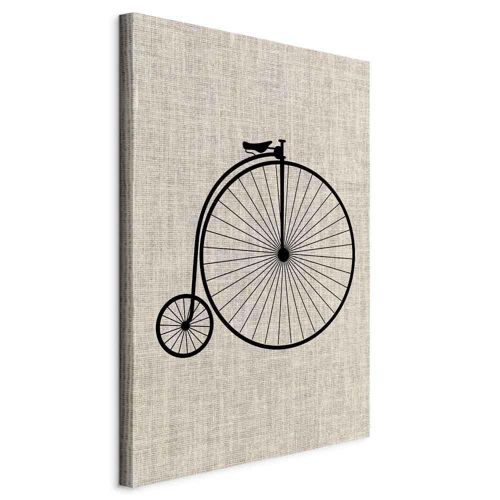 Leinwandbild - Vintage Bicycle (1 Part) Vertical