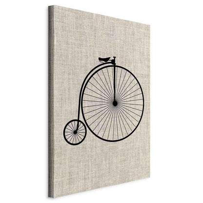 Leinwandbild - Vintage Bicycle (1 Part) Vertical