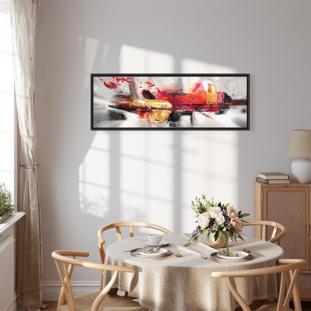 Leinwandbild - Colourful Installation (1 Part) Narrow