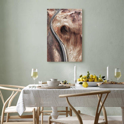 Leinwandbild - Mountain Serpentine (1 Part) Vertical