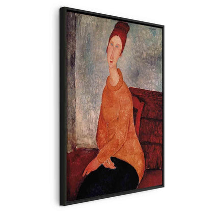 Leinwandbild - Jeanne Hebuterne