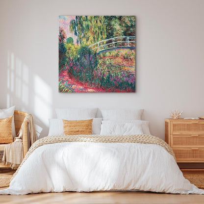 Leinwandbild - Claude Monet – The Japanese Footbridge