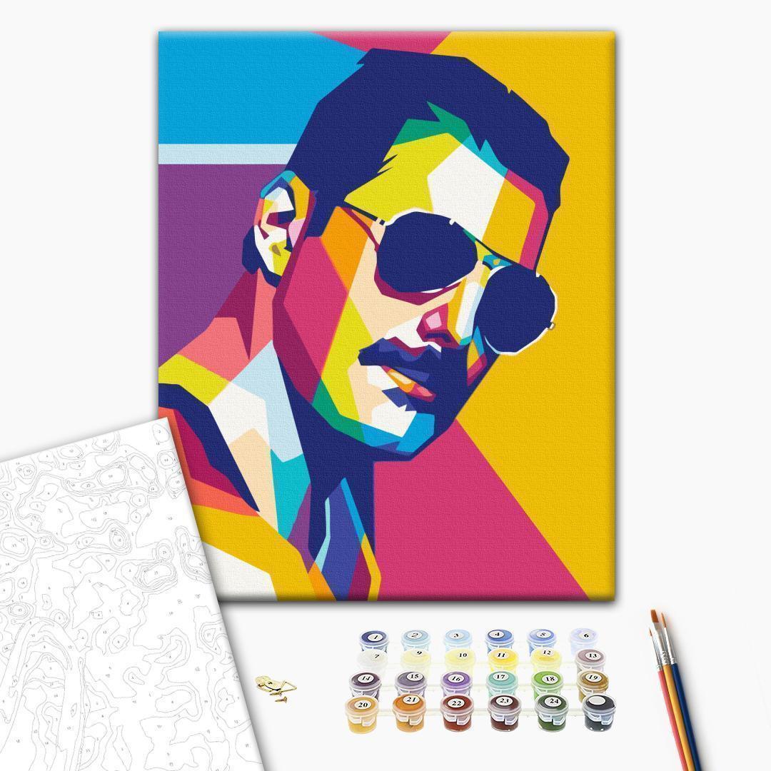 Malen nach Zahlen - Colourful Freddie