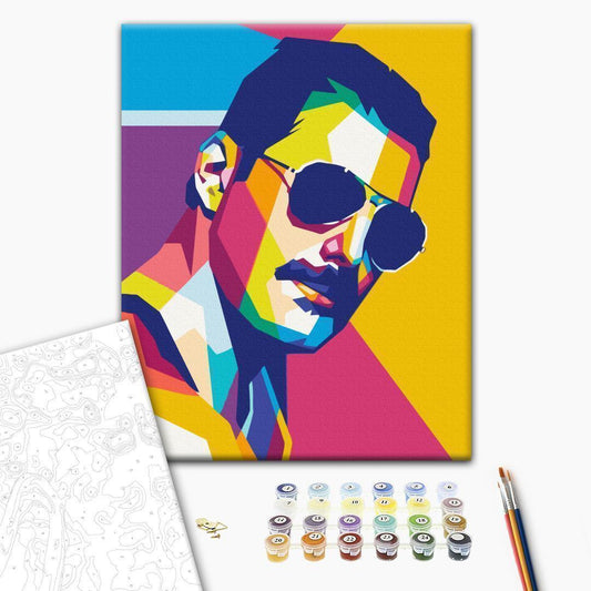 Malen nach Zahlen - Colourful Freddie