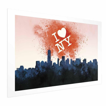 Poster - I Love NY Artgeist