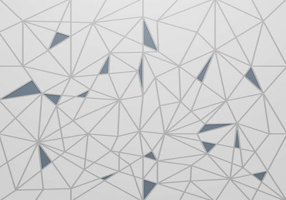 Moderne Wandtapete in abstrakter Geometrie – hochwertige Fototapete für Wohnzimmer oder Büro

